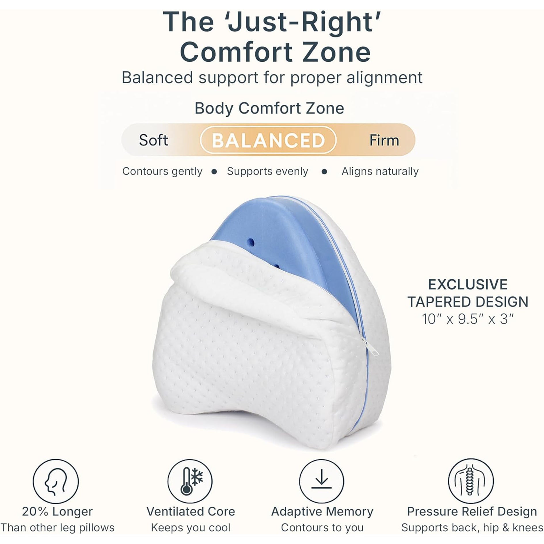 Ergonomic Leg Pillow