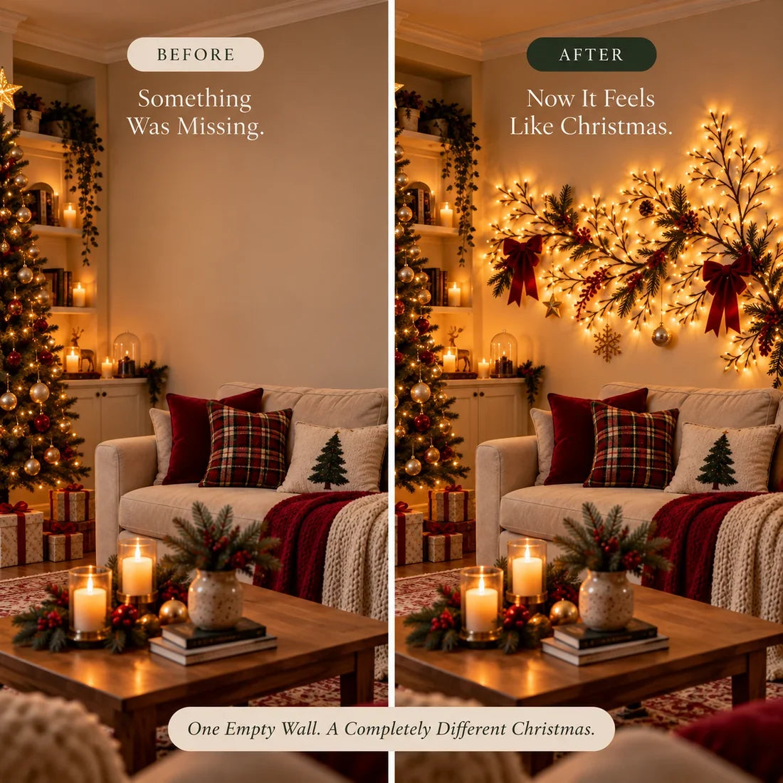 Christmas Wall Light for Cozy Homes